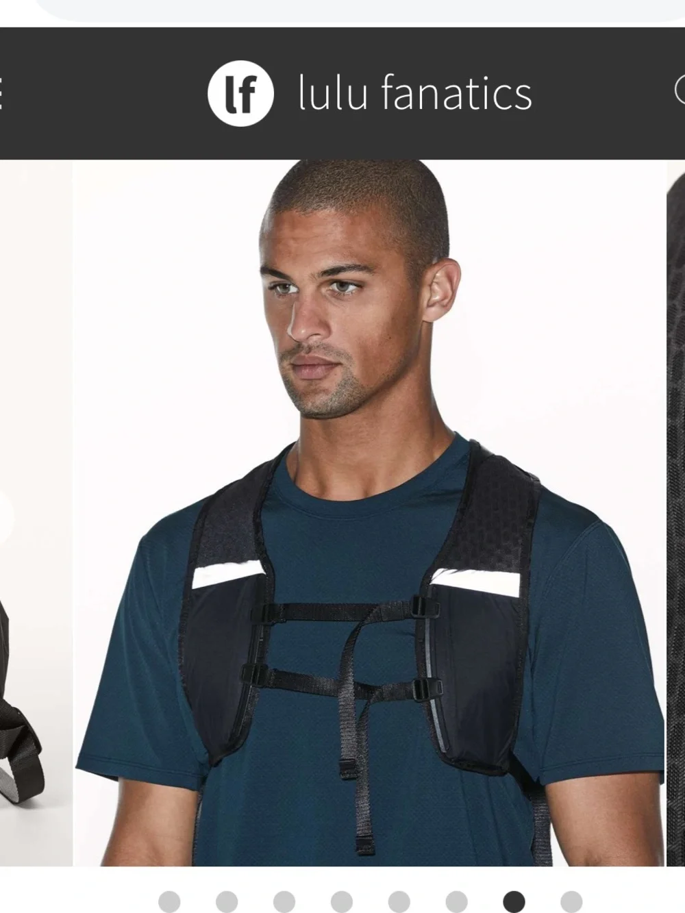 Lululemon Surge Run Backpack II 16L Black Reflective Unisex Mens Womens